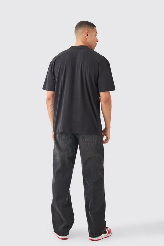 Oversize T-Shirt mit Official Print