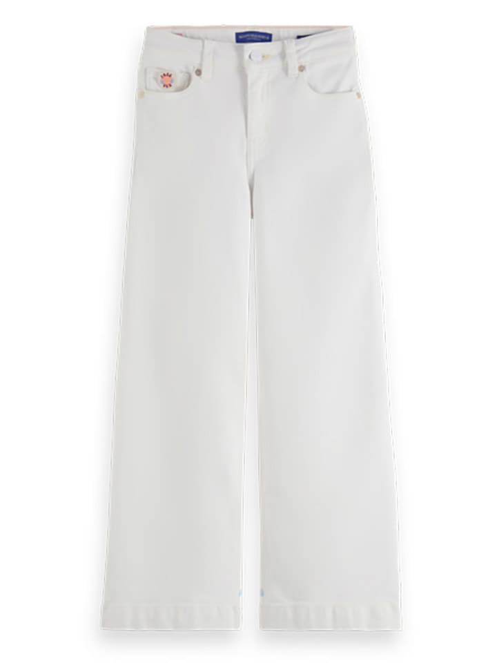 Scotch & Soda Jeans -  Wide fit - in Weiß günstig kaufen