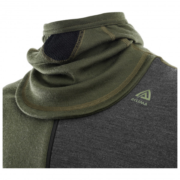 Aclima - Warmwool Hood Sweater Zip - Merinopullover