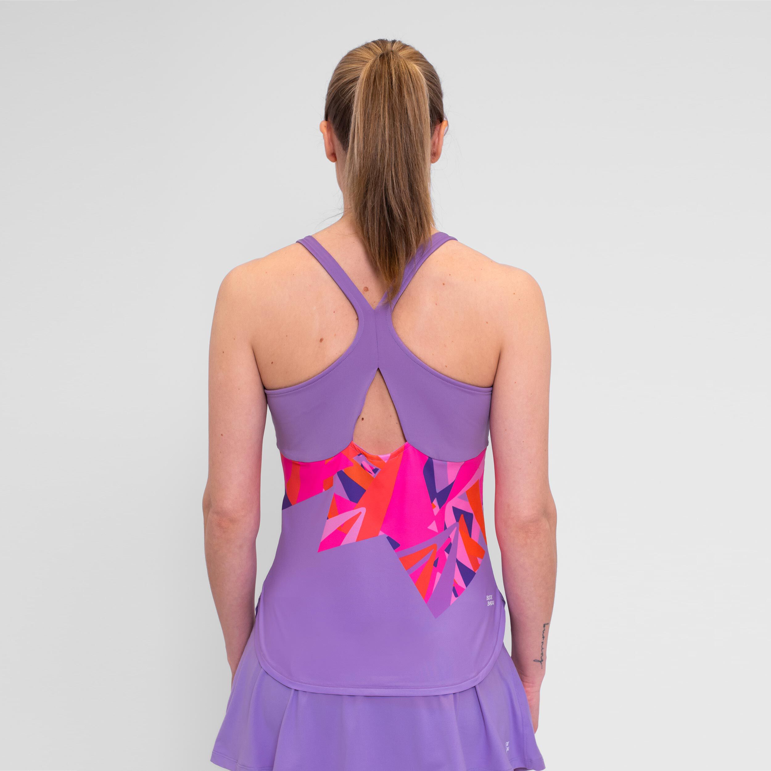Spike Tank-Top Damen - Lila, Pink