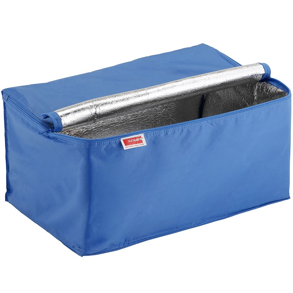 Sunware Square 45 liter en 46 liter blaue Kühltasche für Klappbox