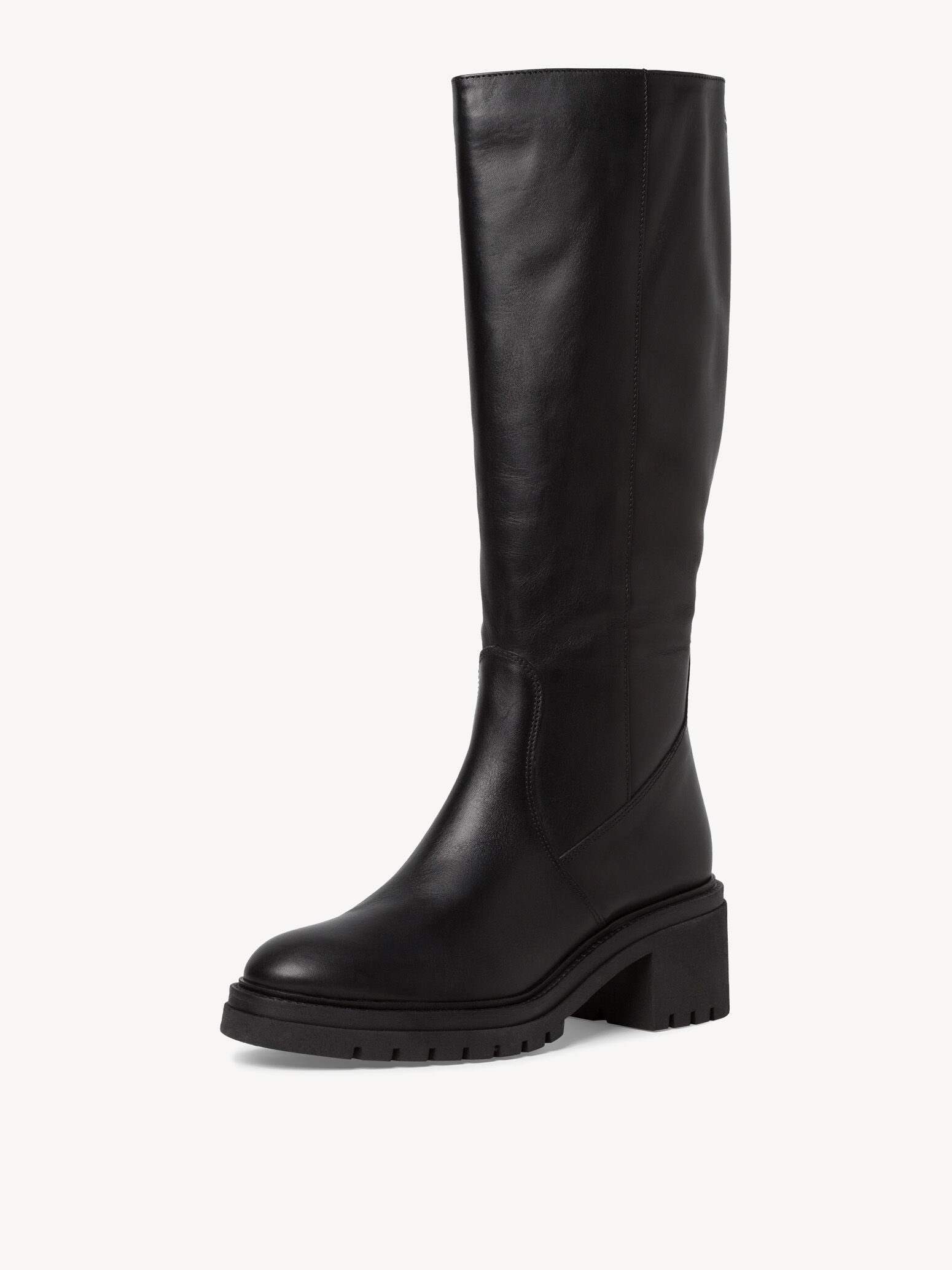 Bottes en cuir - noir
