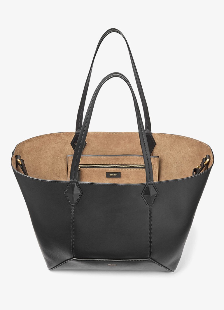 Geantă tote Jimmy Choo Diamond/M din piele de vițel