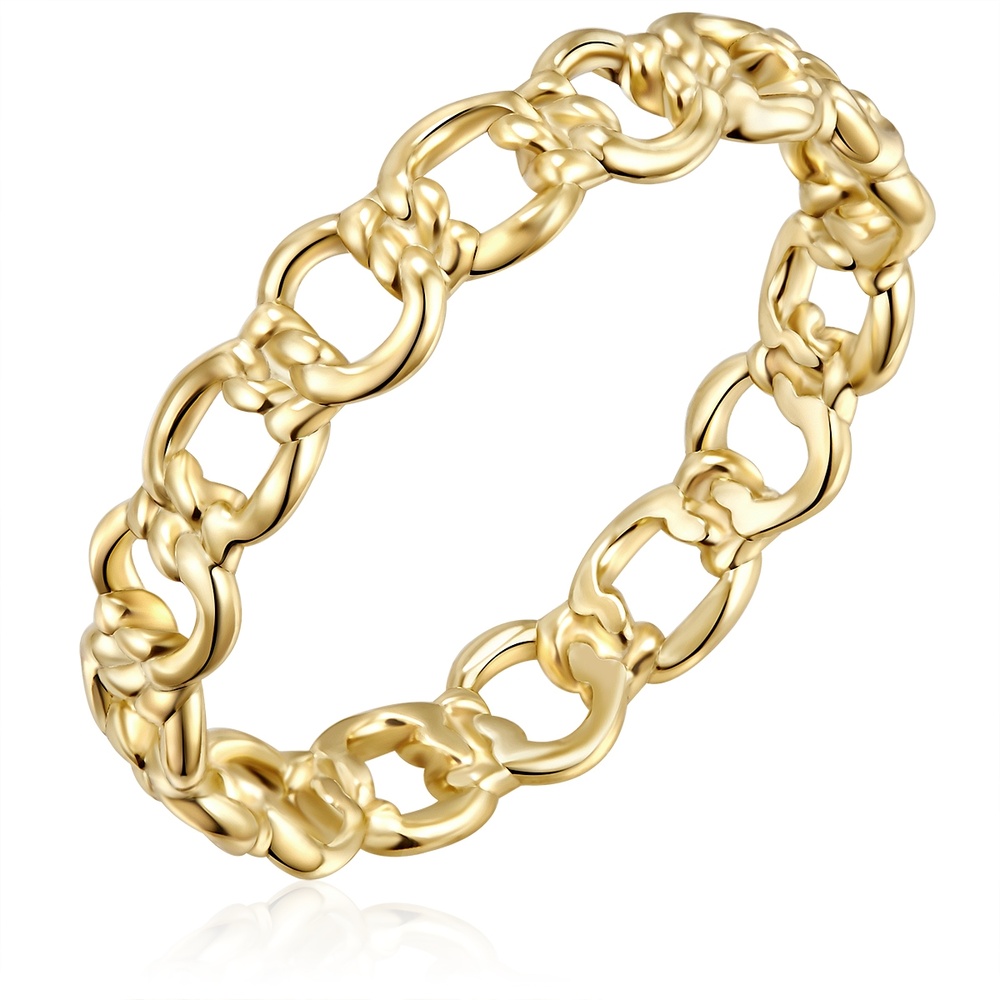 Glanzstücke München Bague en argent Argent sterling en Or jaune Bague