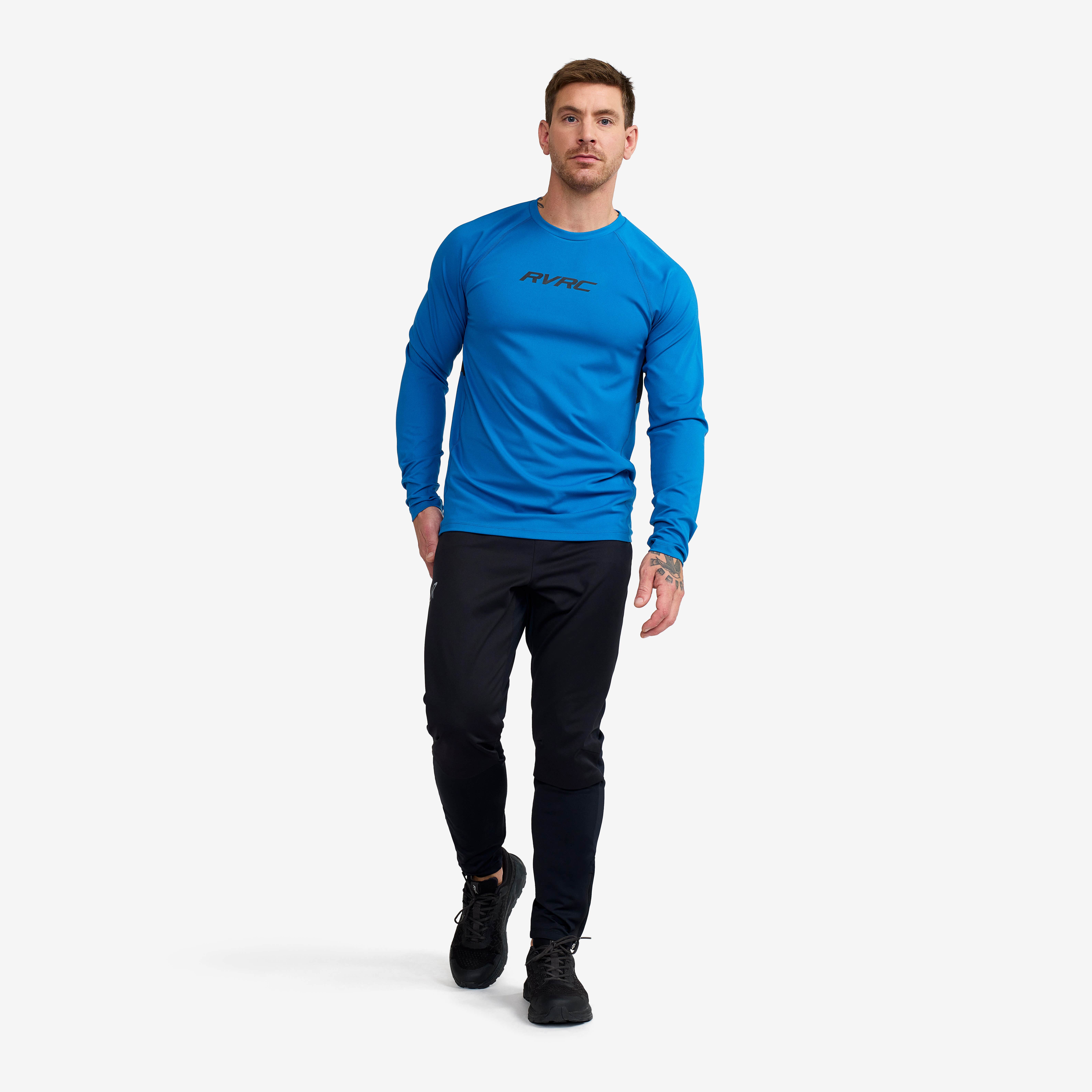 Prep Crew Neck Top Homme Classic Blue