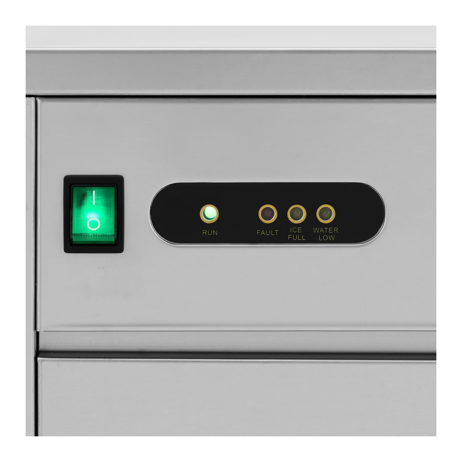 Royal Catering Eiswürfelmaschine Scherbeneismaschine 50 kg/ 24 h Flockeneismaschine Scherbeneisbereiter
