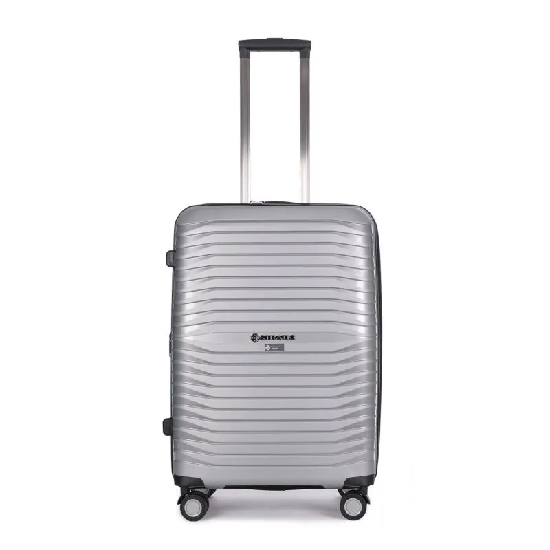 Stratic Bright + Koffer M (erweiterbar) - Silver