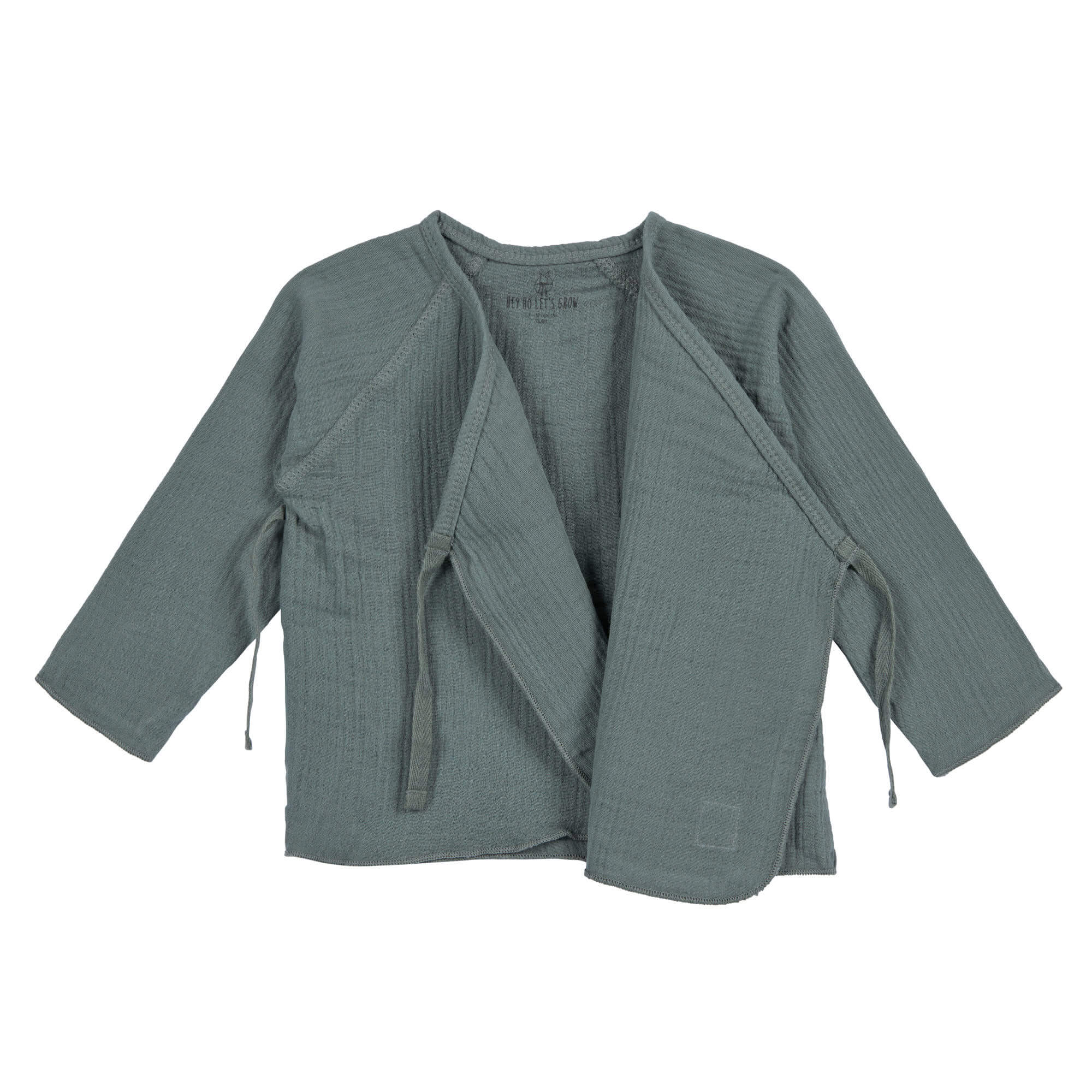 Musselin Wickelshirt - Bio Baumwolle, Petrolgrün