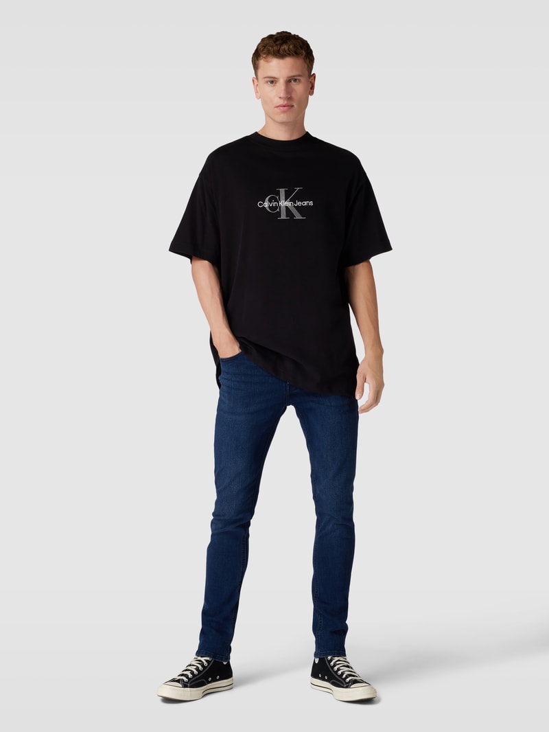 Slim Fit Jeans im 5-Pocket-Design Modell 'GLENN ORIGINAL' in jeans