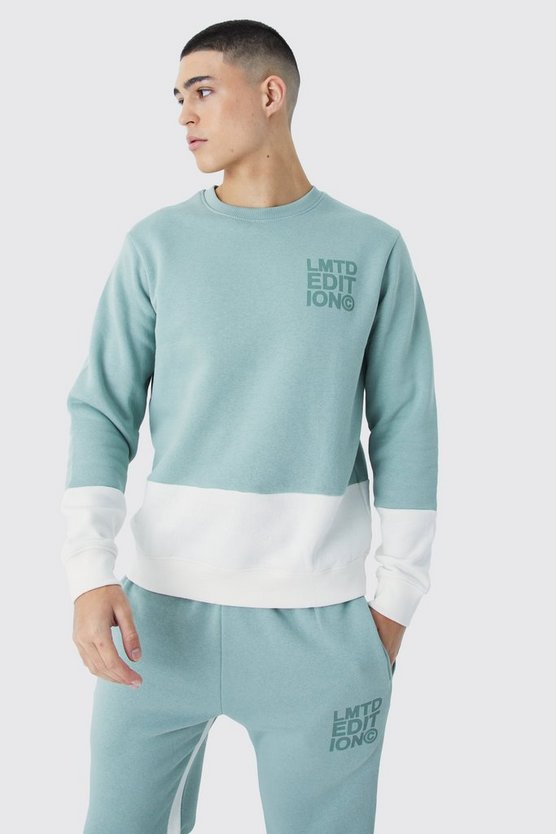Limited Edition Slim-Fit Colorblock Trainingsanzug
