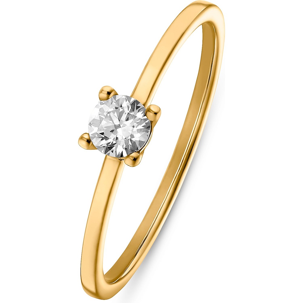 FAVS Bague pour femme 375 Or jaune or jaune Bague