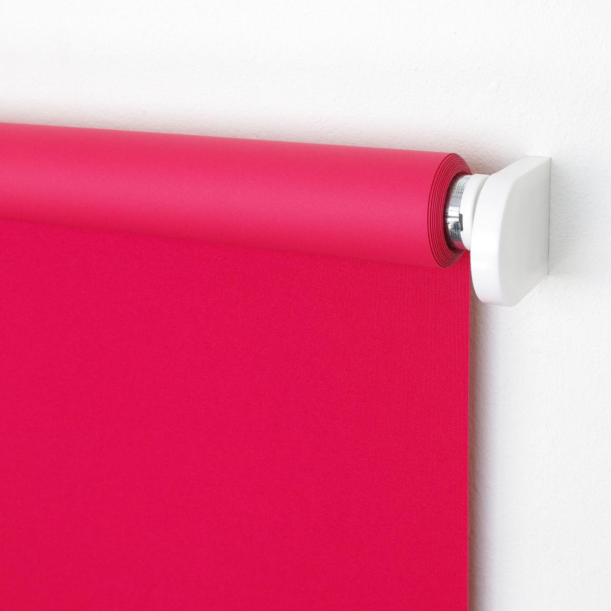 Bella Casa Rollo, Mittelzugrollo Uni Verdunkelung, 92 x 180 cm, rot