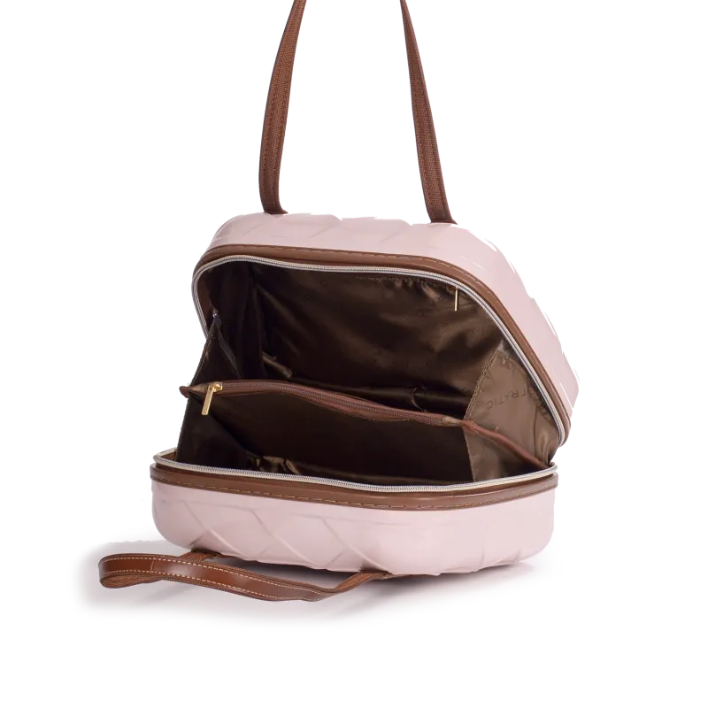Stratic Leather&More - Hartschalen-Koffer Beautycase (bis 28cm) - rose