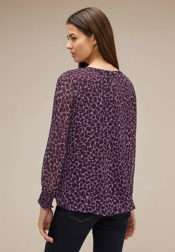 Street One Gesmockte Chiffonbluse