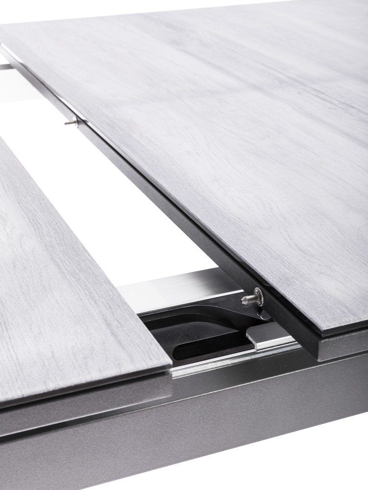NIEHOFF GARDEN Gartentisch Niehoff Nancer Ausziehtisch Aluminium/Glasauflage (1)