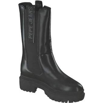 Pepe Jeans Bettle Wild Chelsea Boots in schwarz