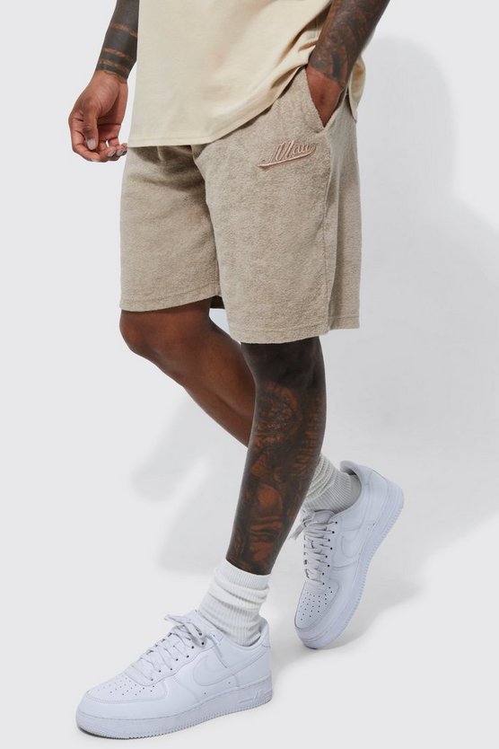 Lockere Frottee-Shorts