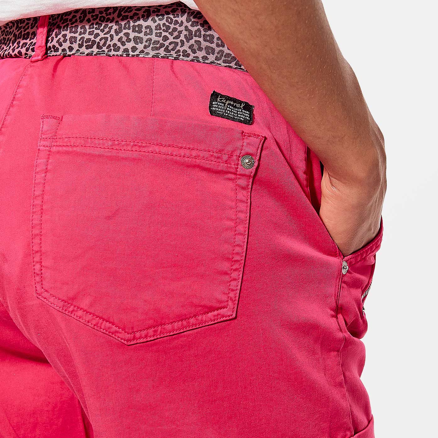 PIKA   Short fuchsia Femme