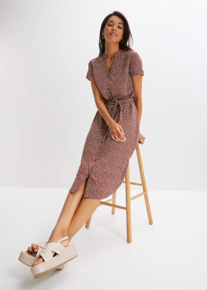 Blusenkleid mit Pünktchen