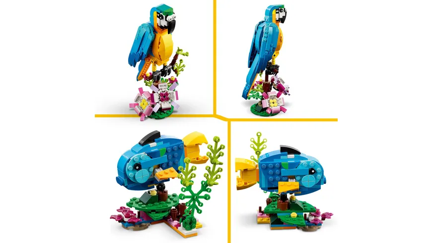 LEGO Creator 3in1 31136 Exotischer Papagei