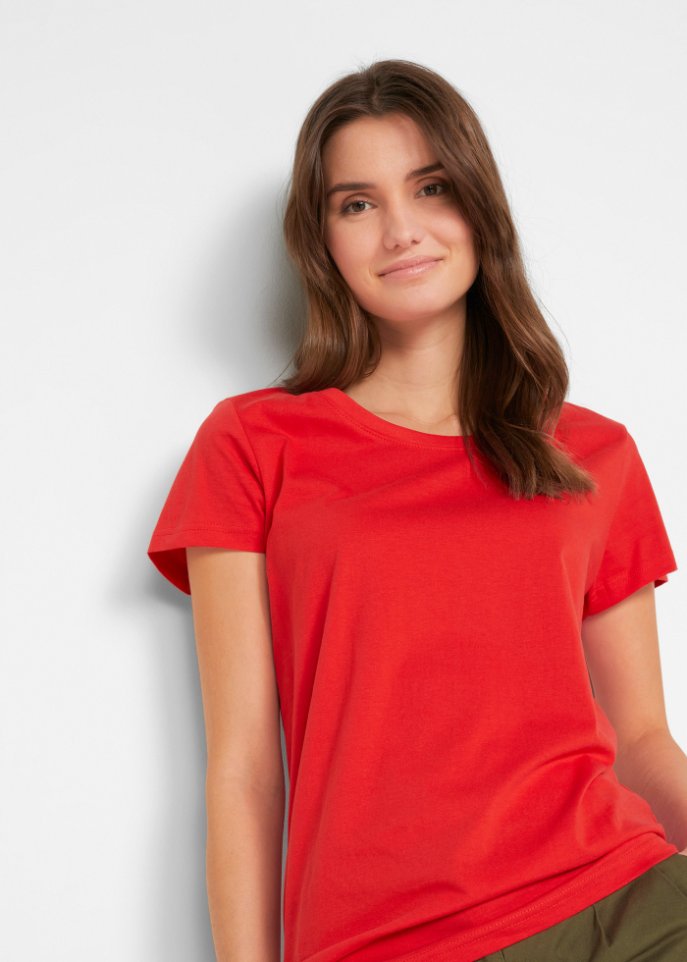 Rundhals-Shirt, Kurzarm (5er Pack)