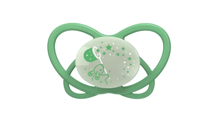nip®Schnuller My Butterfly Night Green Silikon Größe 1 (0-6 Monate)