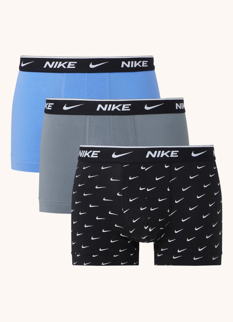 Lot de 3 boxers Nike avec logo imprimé