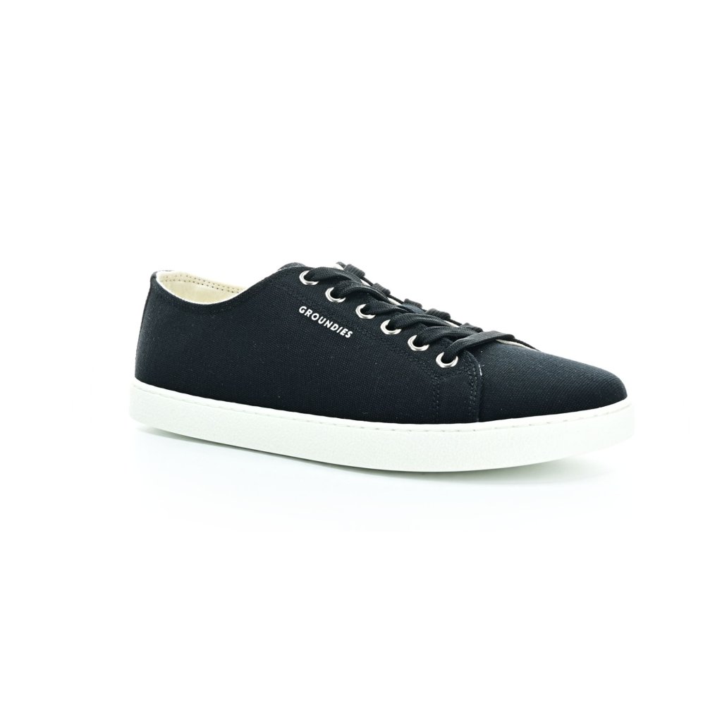 Groundies Lima Black Canvas Barfußschuhe