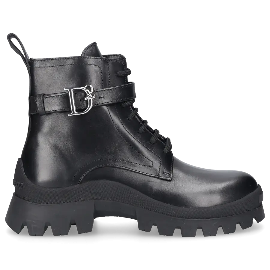 Dsquared2 - Schnürstiefeletten COMBAT schwarz - schwarz