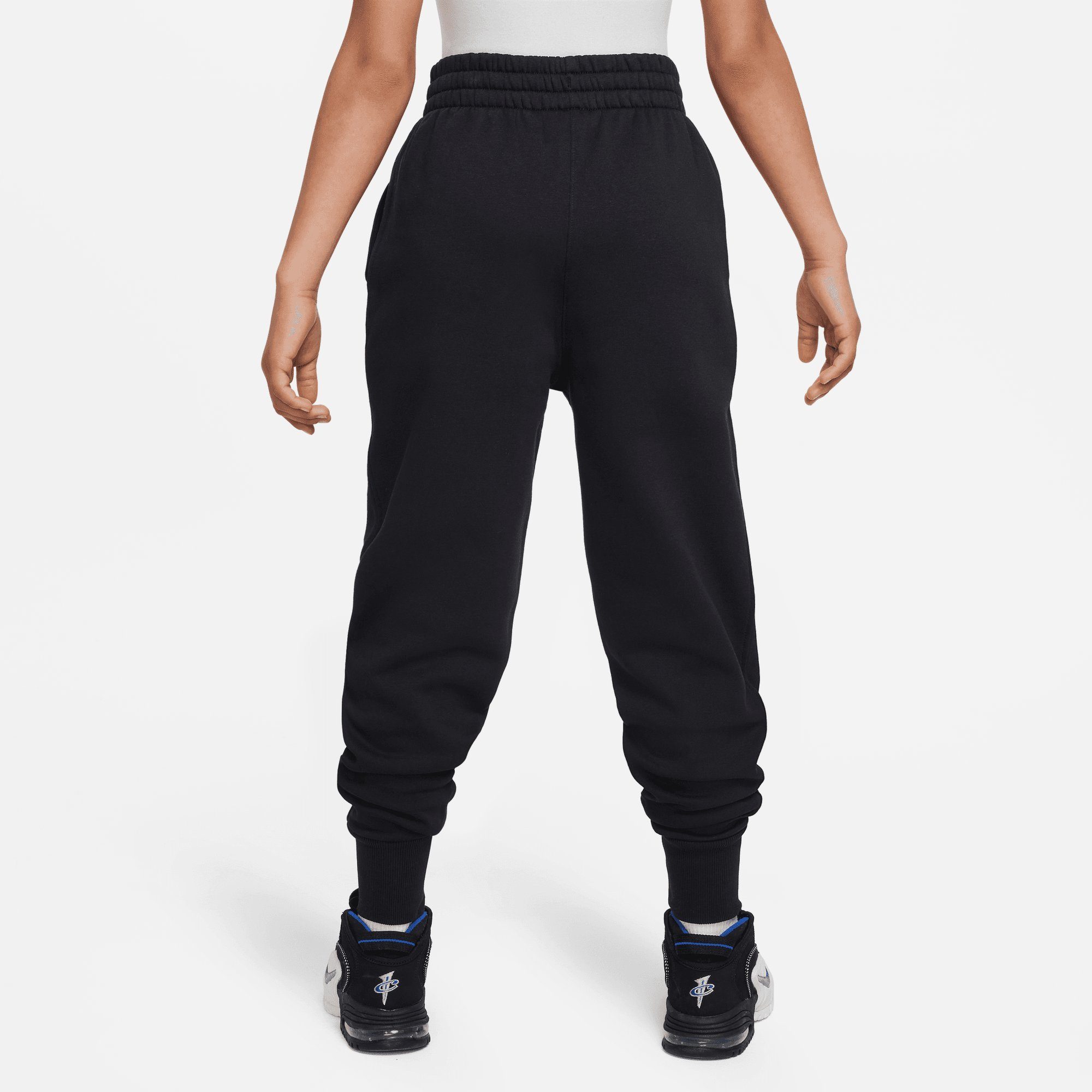 Nike Sportswear Jogginghose CLUB FLEECE BIG KIDS' (GIRLS) HIGH-WAISTED FITTED PANTS
