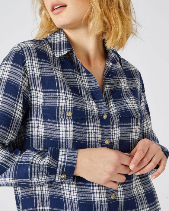 Chemise tunique à carreaux