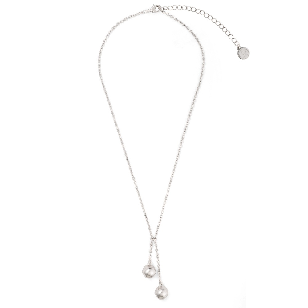 Pippa&Jean Collier tendance Métal en Argent collier