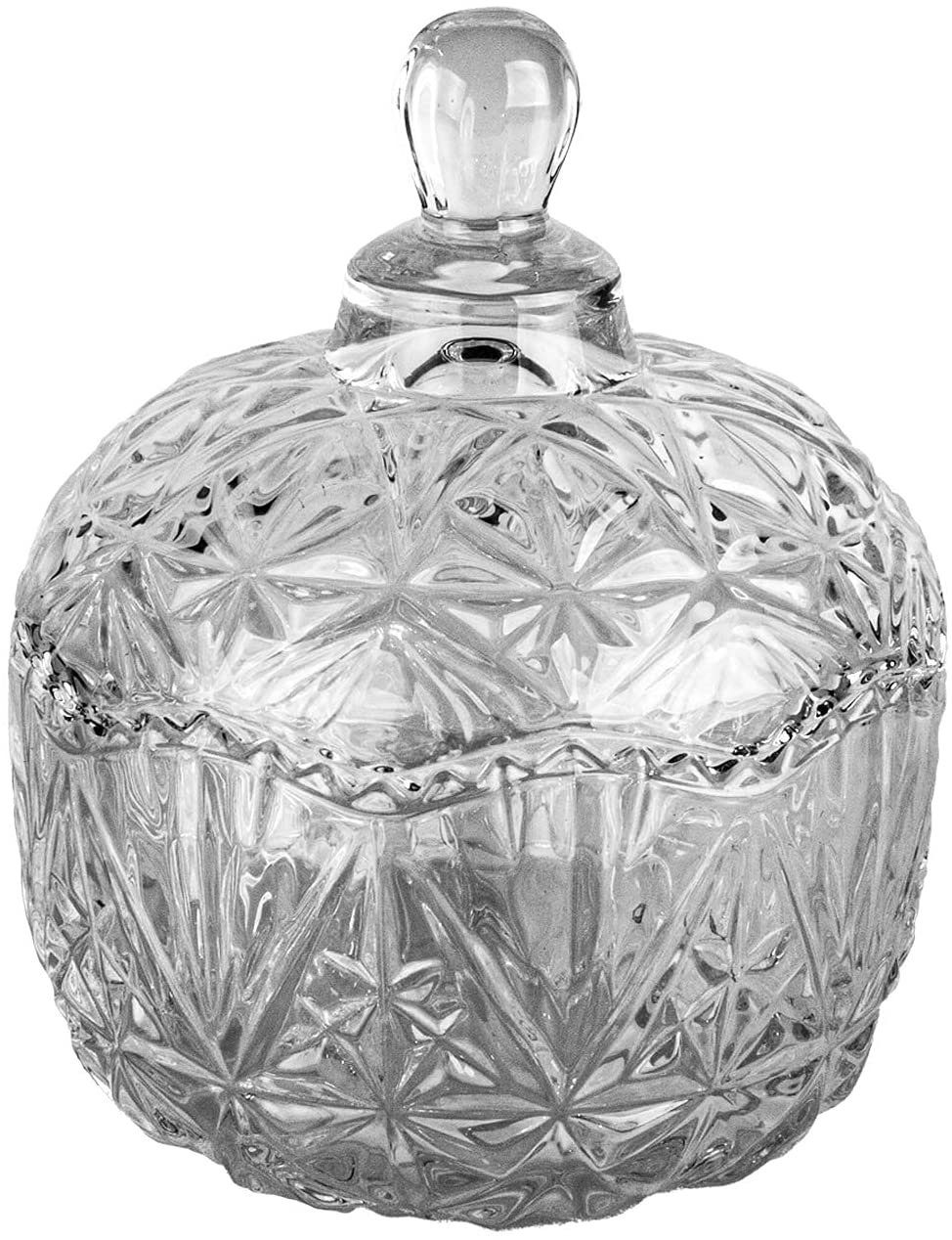 DRULINE Allzweckkiste Bonbonglas Bonbonniere aus Vorratsglas Glasgefäß