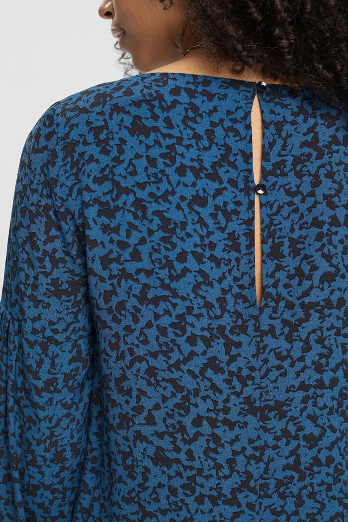 Gemusterte Bluse aus Viskose