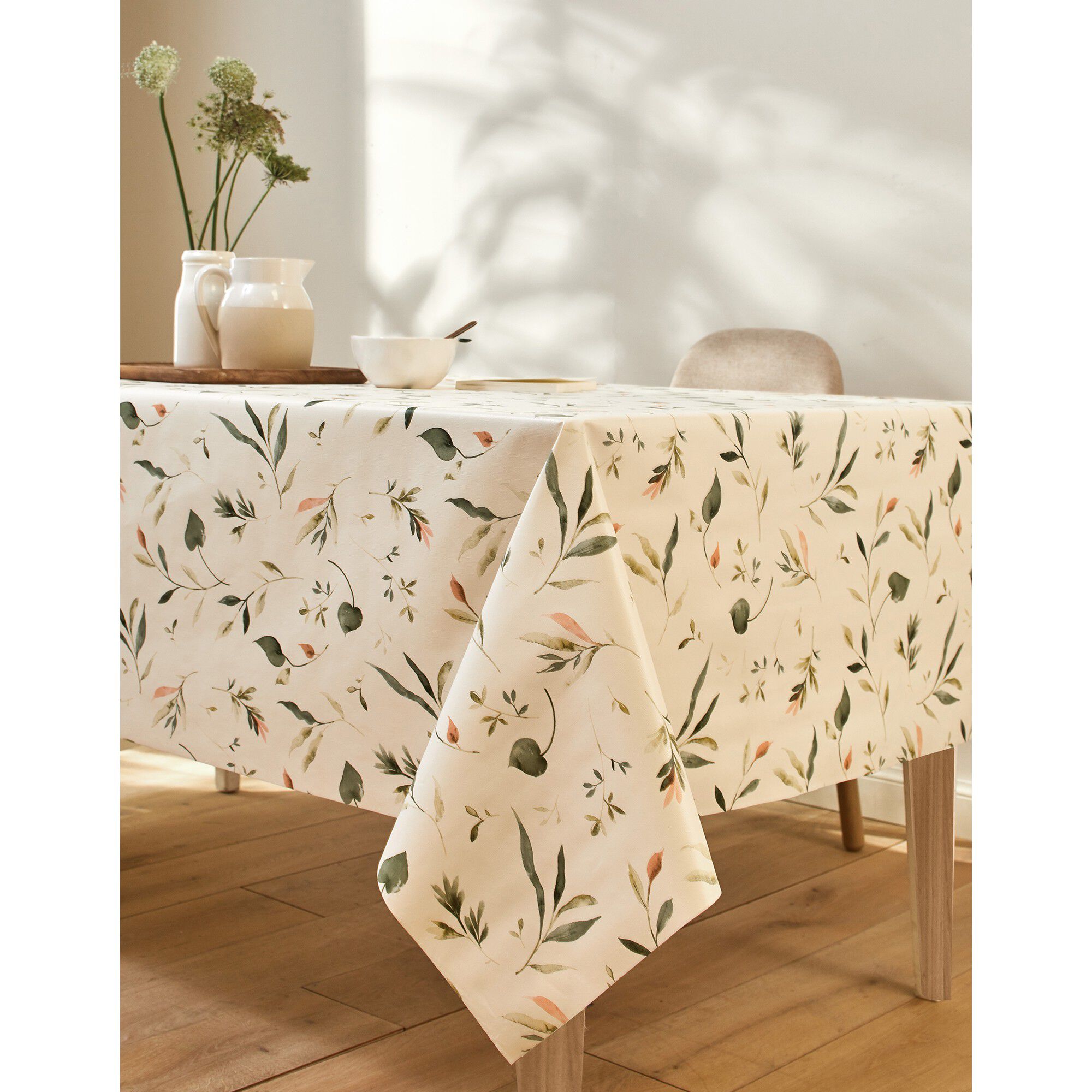 Nappe toile cirée imprimé Florale