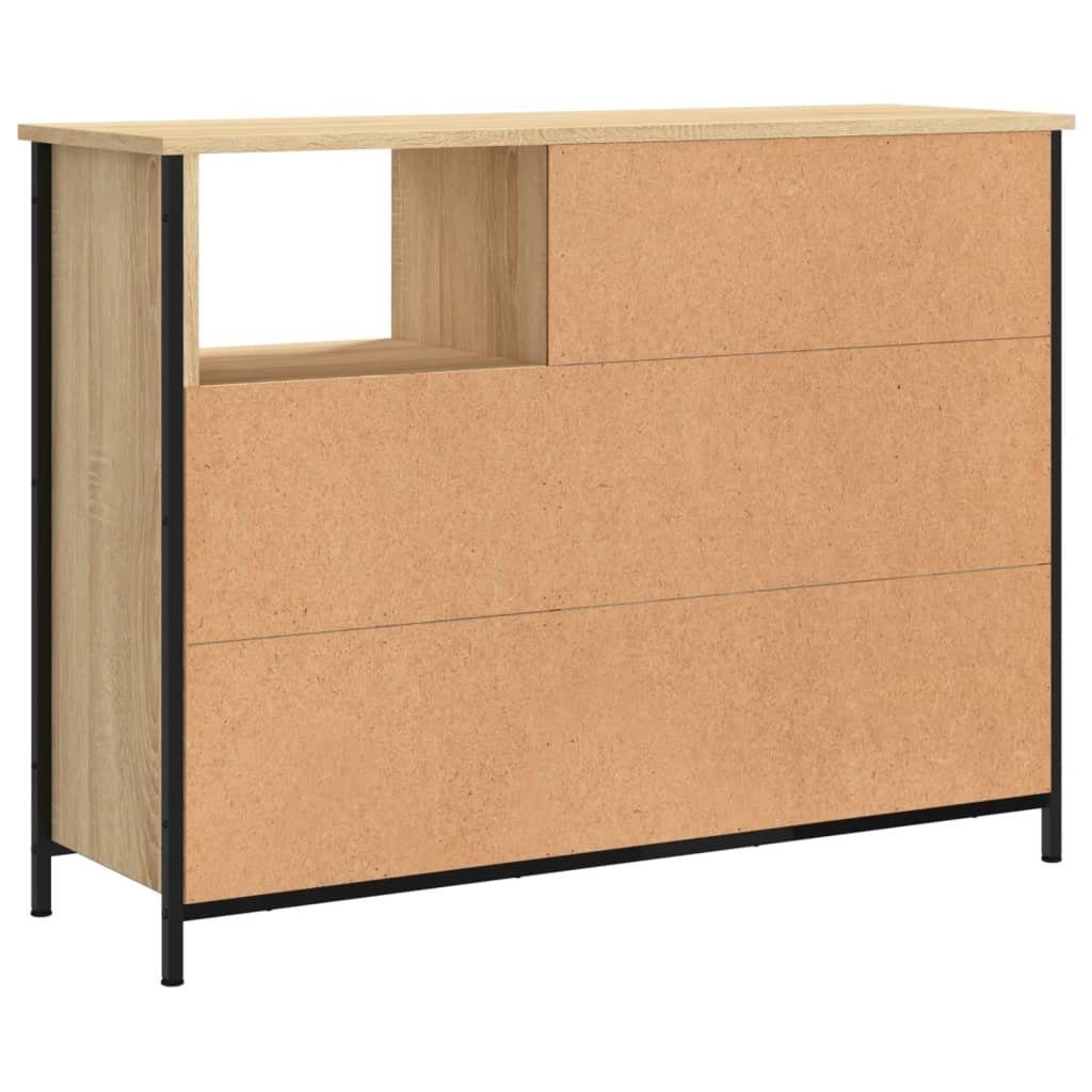 vidaXL Sideboard Sideboard Sonoma-Eiche 100x33x75 cm Holzwerkstoff (1 St)