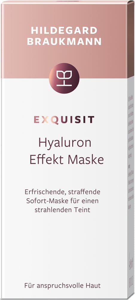 Hildegard Braukmann exquisit Hyaluron Effekt Maske