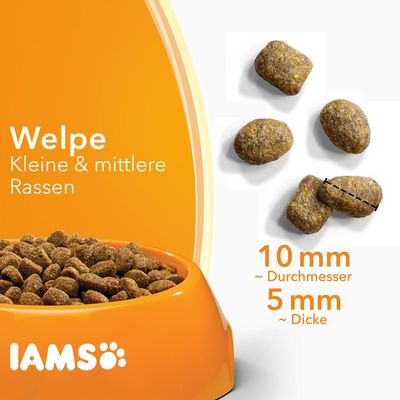 IAMS for Vitality Dog Puppy & Junior Small / Medium Huhn