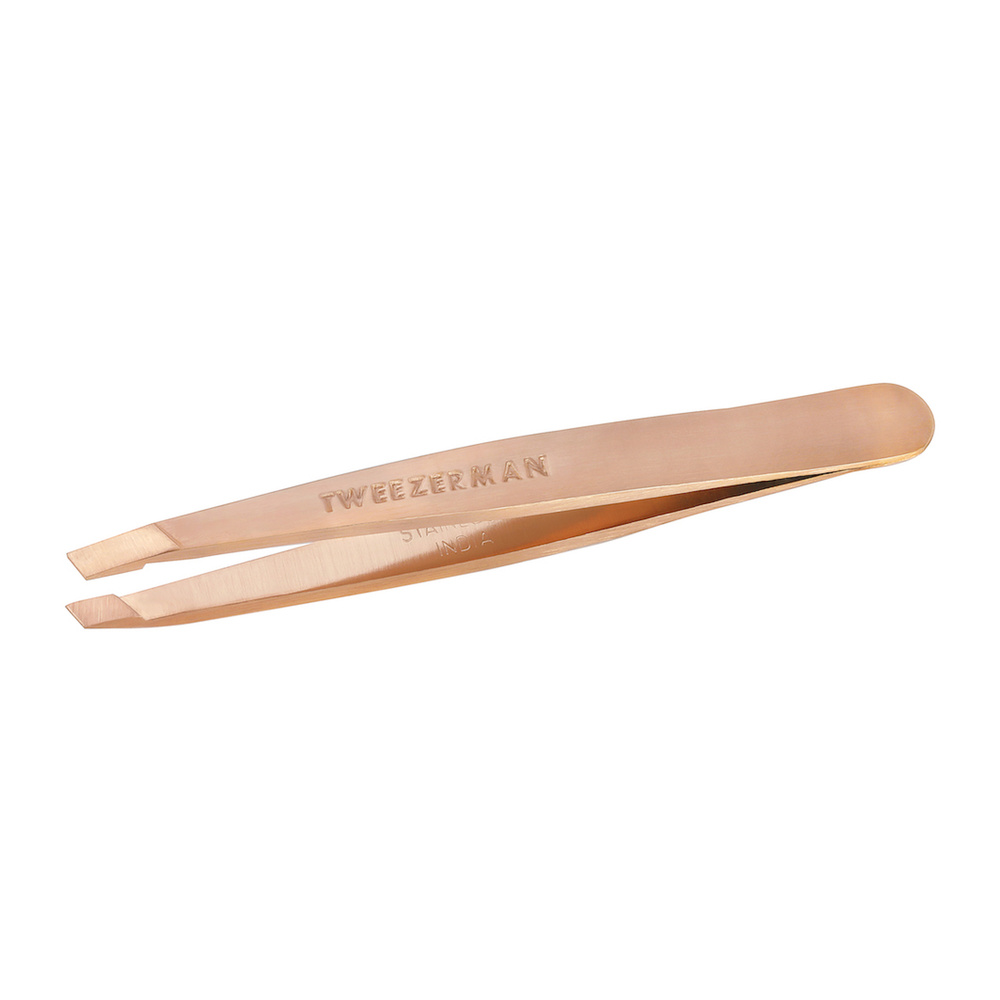 tweezerman Tweezerman Mini Slant Tweezer Rose Gold Mini pincette