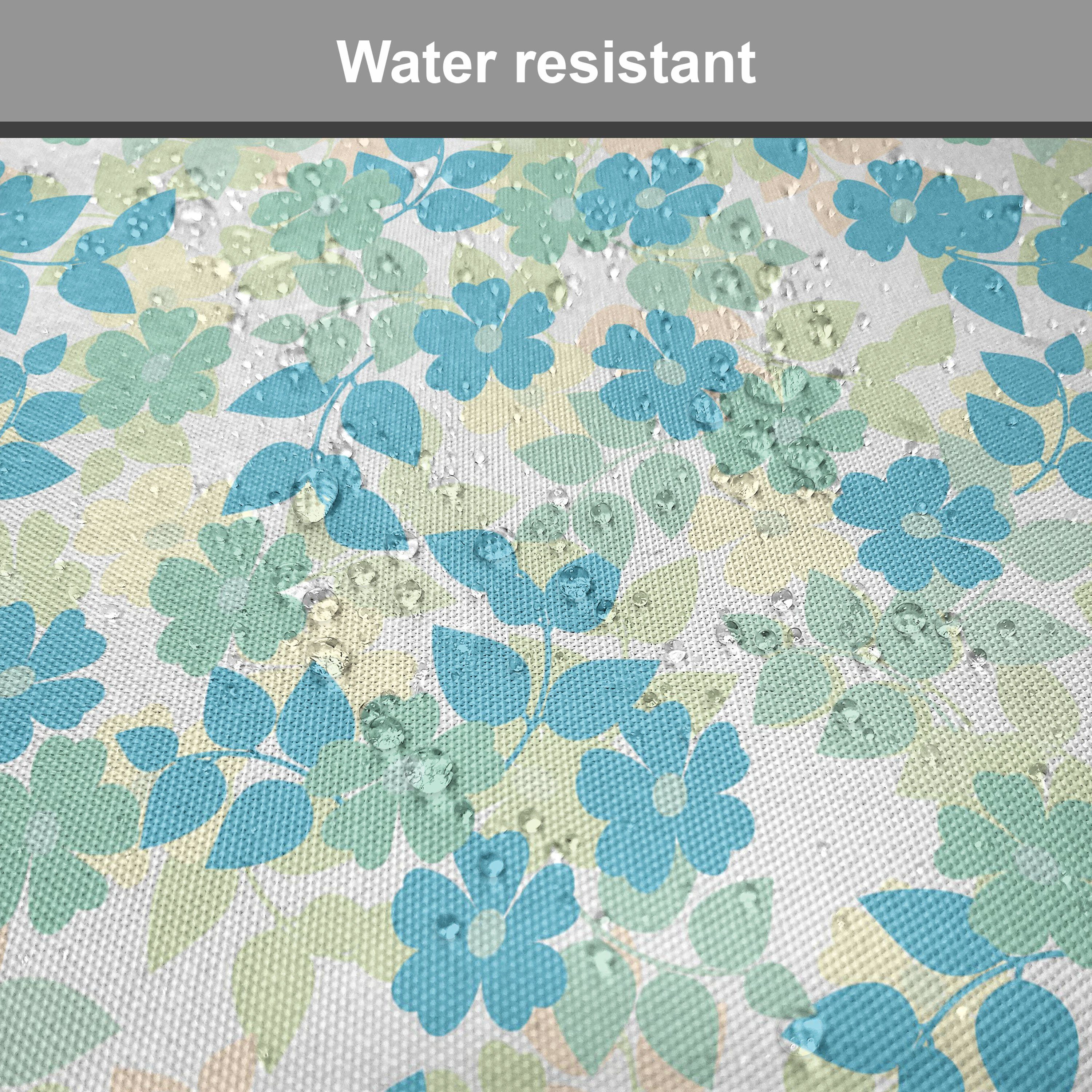 Abakuhaus Stuhlkissen Dekoratives wasserfestes Kissen mit Riemen für Küchensitze, Jahrgang Nostalgische Blume Sommer