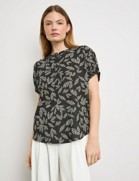 Blusenshirt aus leichtem Baumwoll-Voile