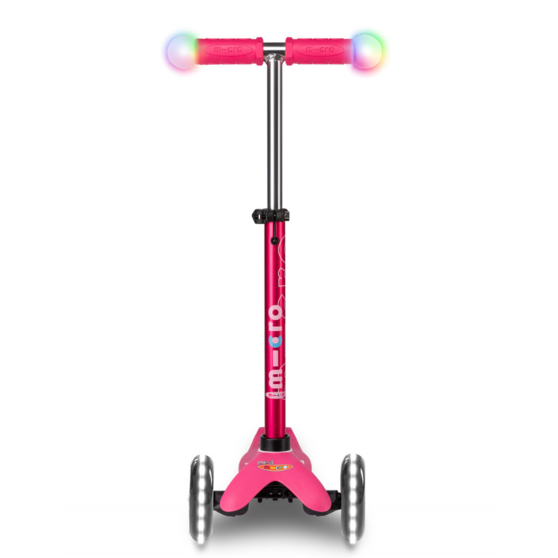 Trottinette 3 roues enfant LED – Mini Micro Deluxe Magic Rose