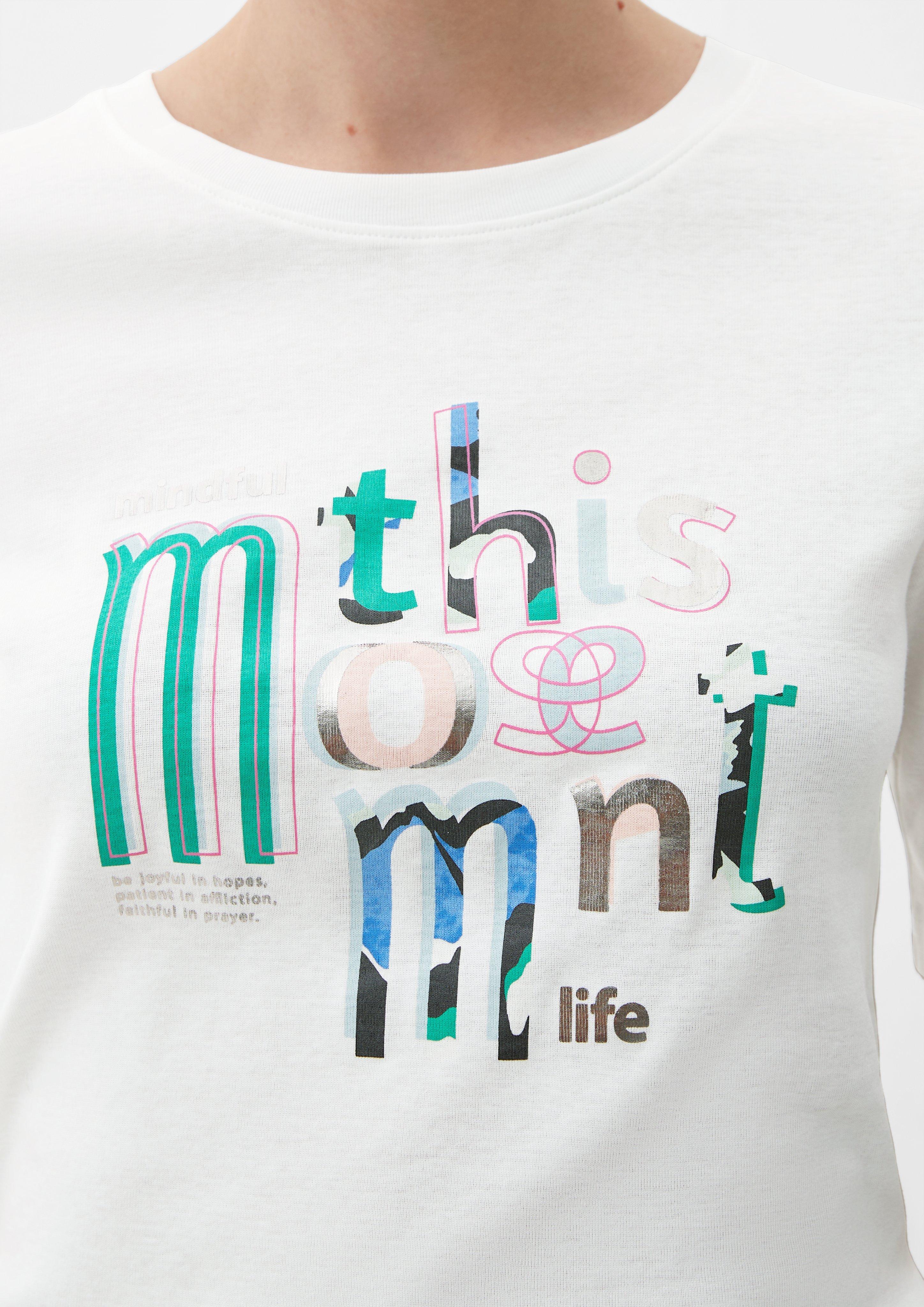 T-Shirt mit Frontprint  2130582-02D0