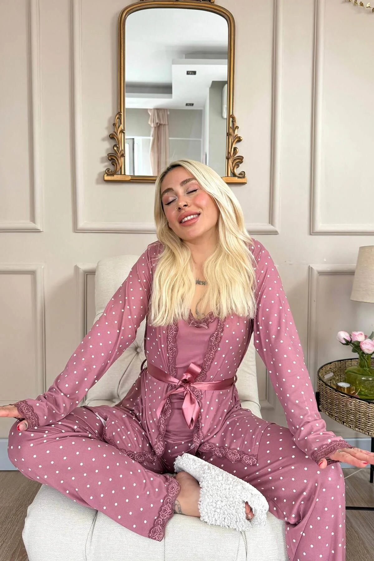 Pijamaevi  Pyjama set - Rosa - Muster