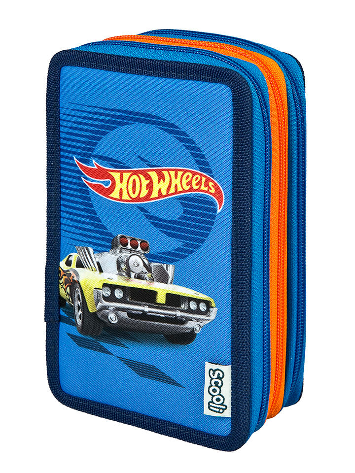 Hot Wheels Gefülltes Federmäppchen in Blau - (B)20 x (H)13 x (T)7,5 cm günstig kaufen onesize