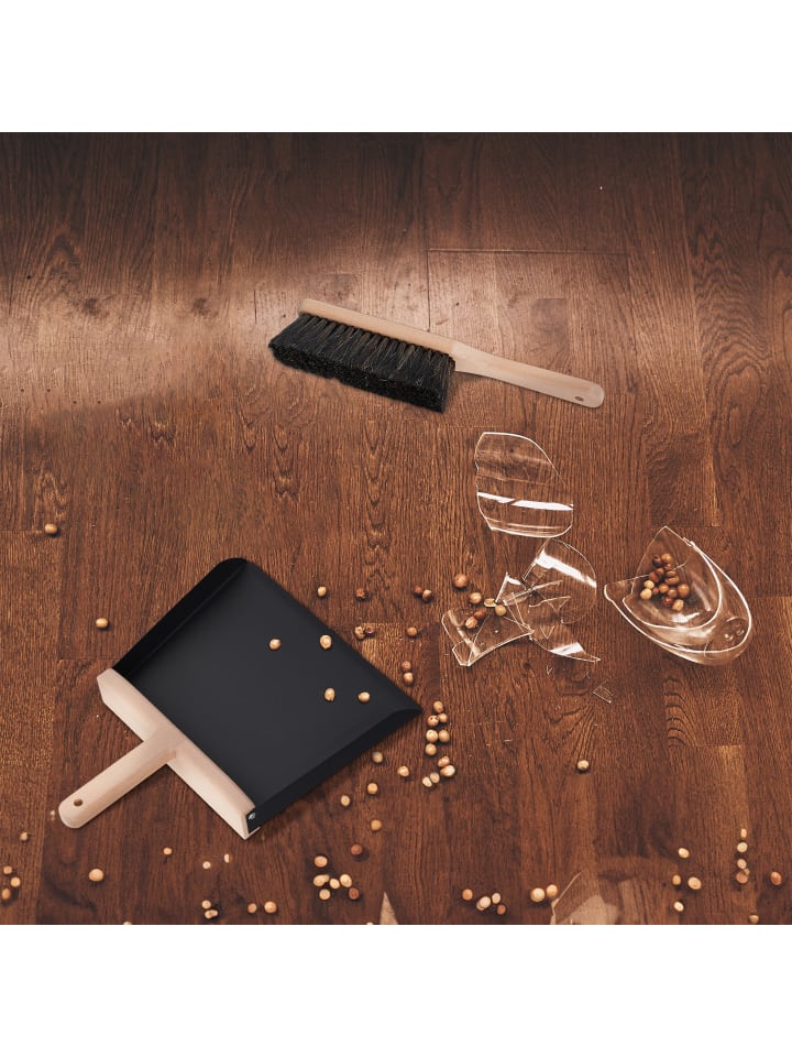 relaxdays Kehrgarnitur in Schwarz/ Natur günstig kaufen onesize
