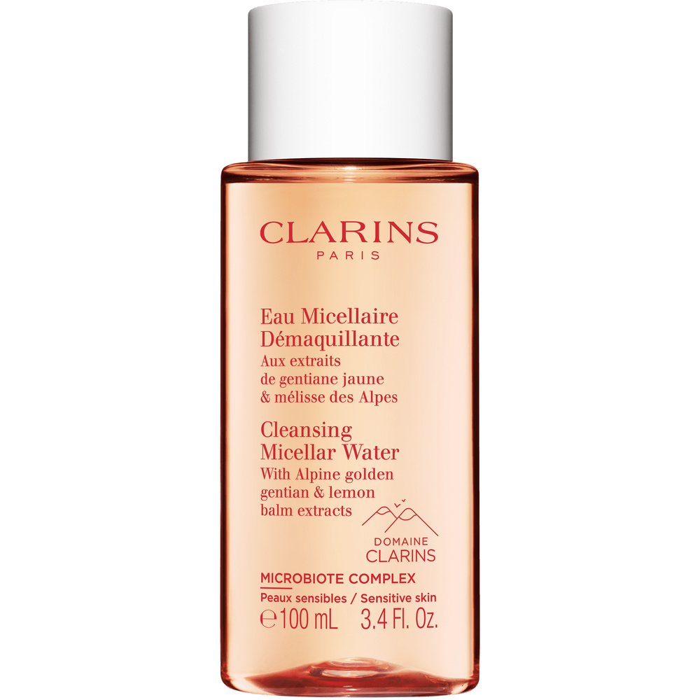 Clarins Eau Micellaire Démaquillante  Aux extraits de gentiane jaune & mélisse des Alpes Eau Démaquillante