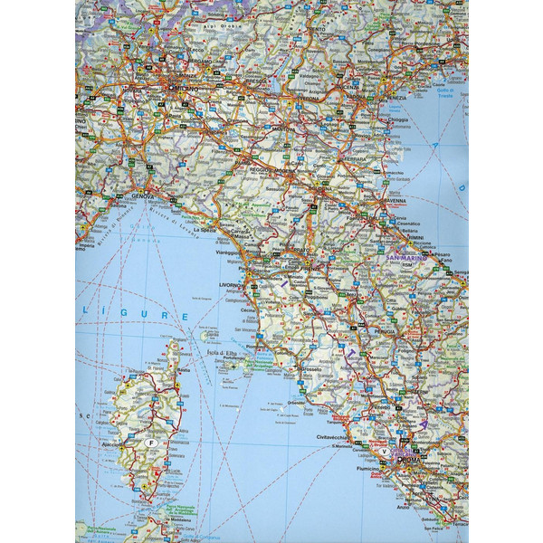 Zentraleuropa 1 : 2 000 000. Autokarte - Straßenkarte