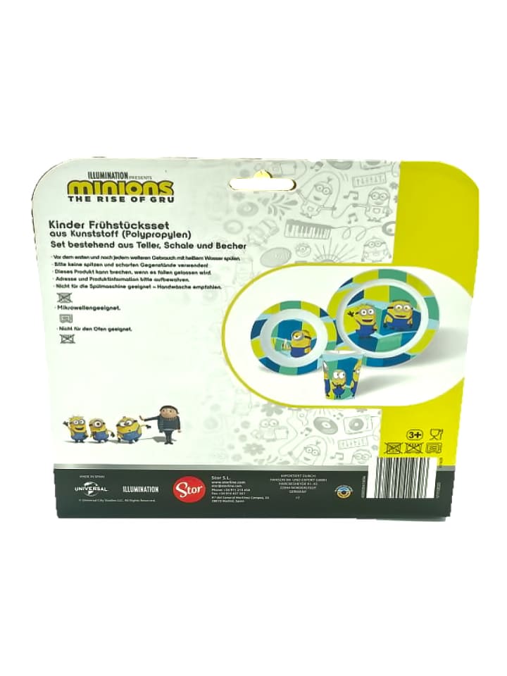 Stor Minions Kinder Geschirr Kindergeschirr 3er Set 3 Jahre günstig kaufen onesize