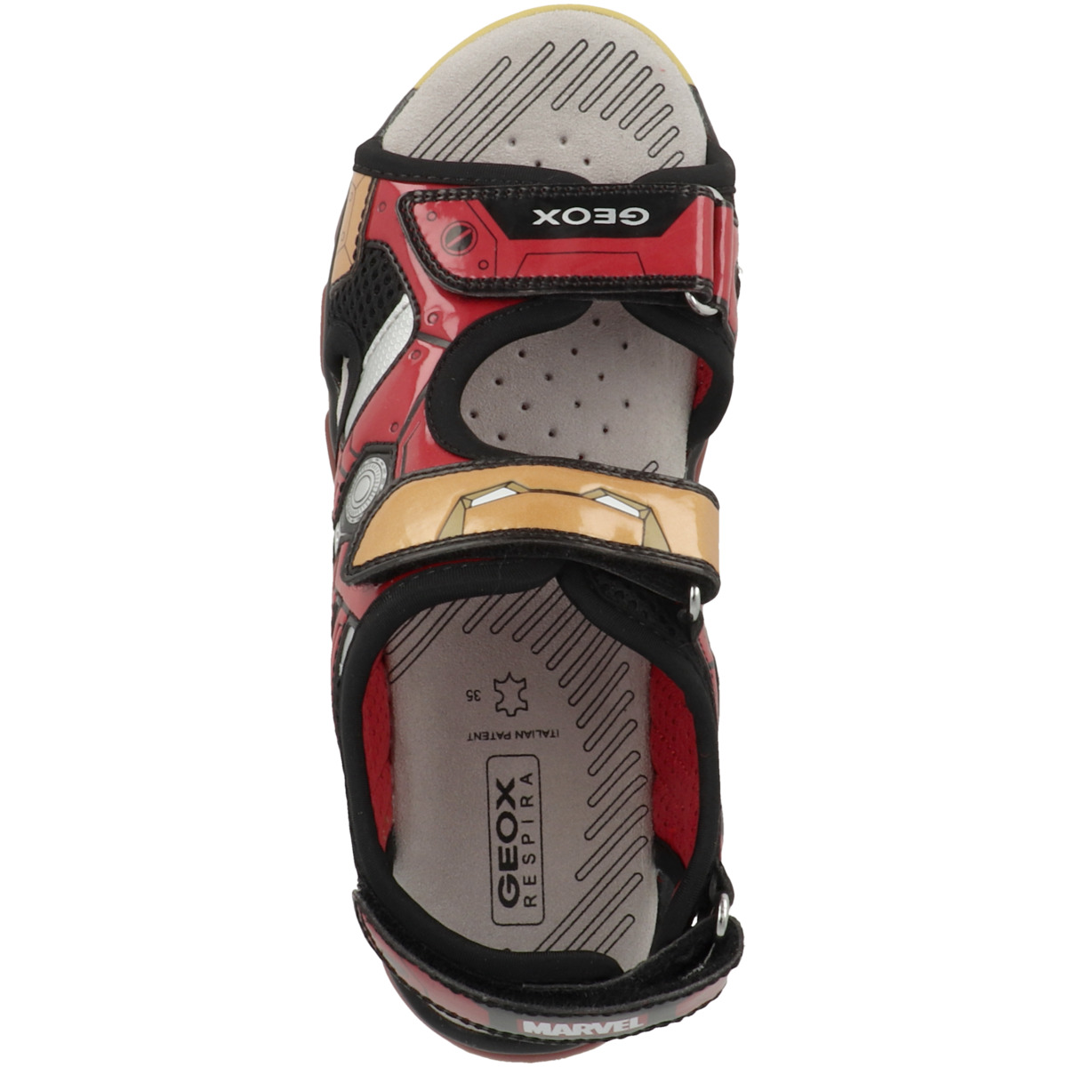 Geox J S.Android B. A Sandale schwarz